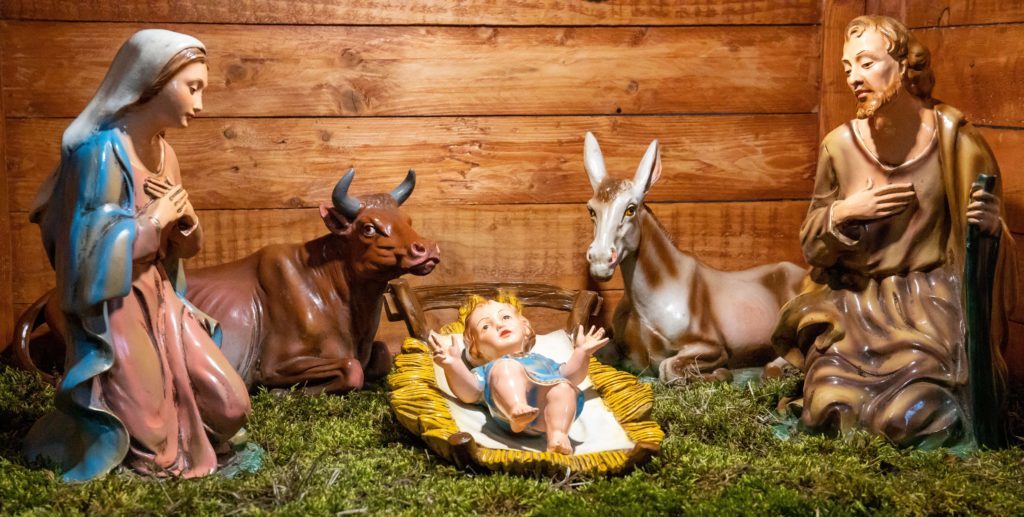 Bue E Asinello Presepe Grandi Bue, asinello, pecore e cammelli (o forse dromedari e elefanti). Quali