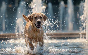 Animali combattono il caldo