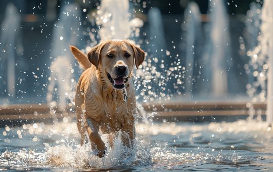 Animali combattono il caldo